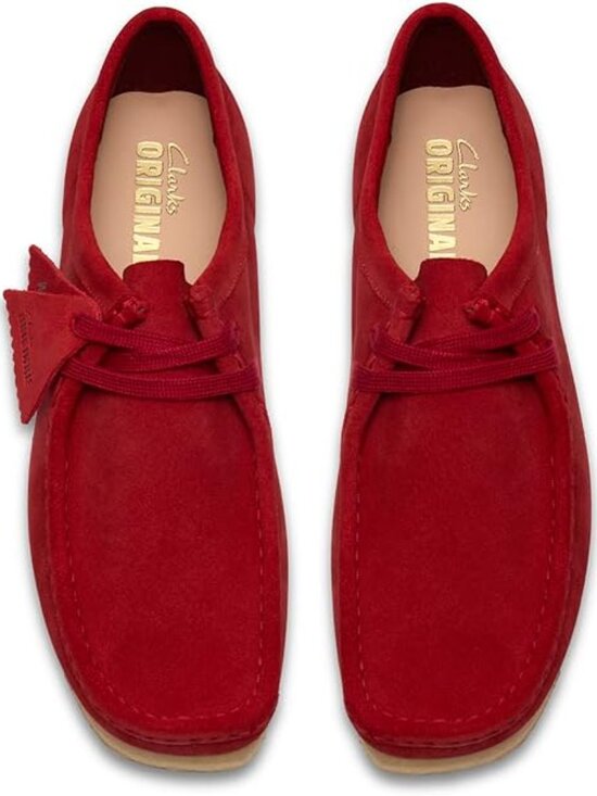 Clarks Originals Men\'s Wallabee Deep Red Suede main image 7